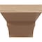 Ekena Millwork 10"W x 20"D x 10"H Wide Monterey Rough Cedar Woodgrain TimberThane Corbel, Primed Tan CORUR10X20X10MONRCPR - alternate 6